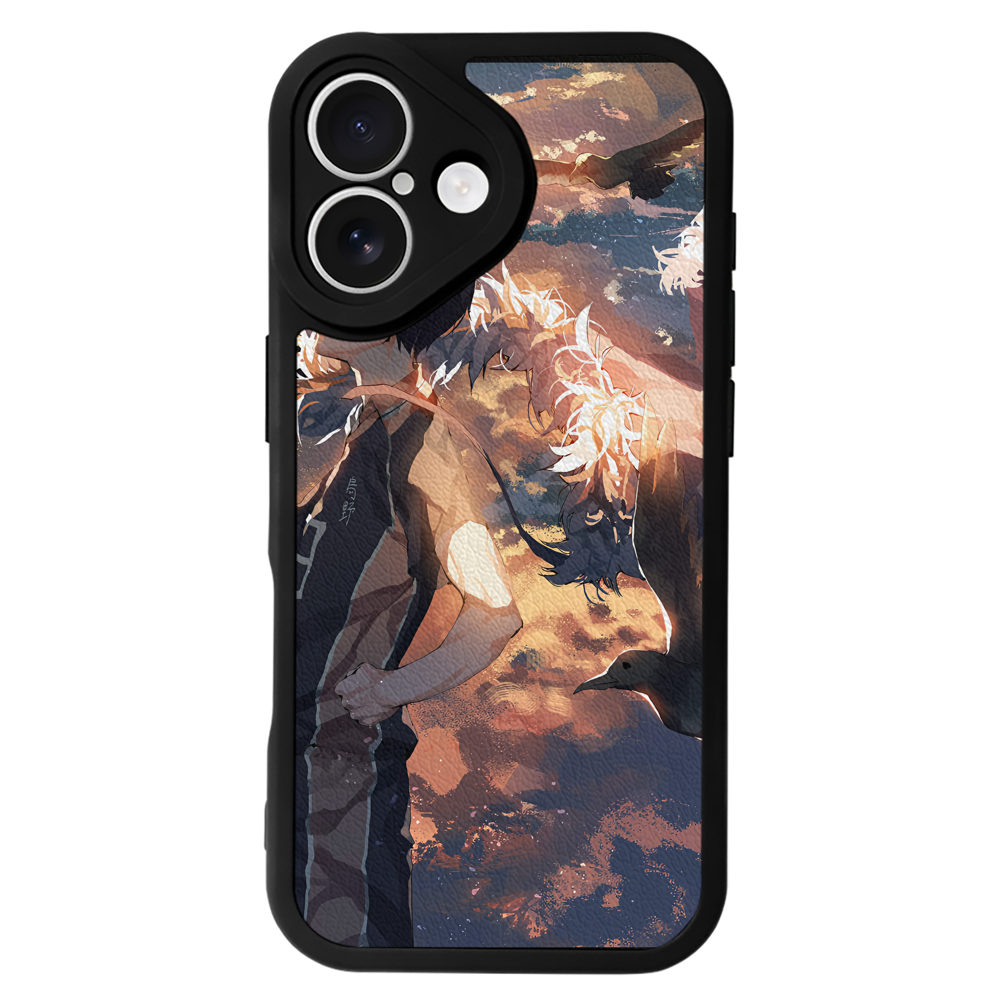 （画像用） ハイキュー!! Haikyu!! 【iPhone 16シリーズ対応】シリコンスマホケース（レザー調） 材質：シリコン